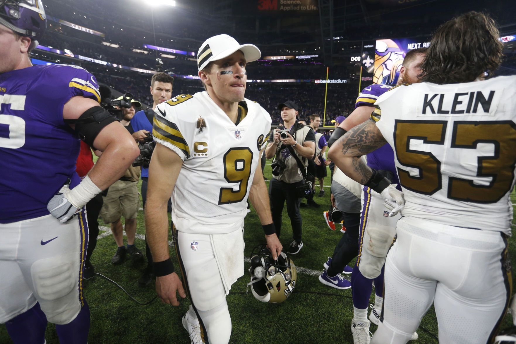 Saints Vikings Football